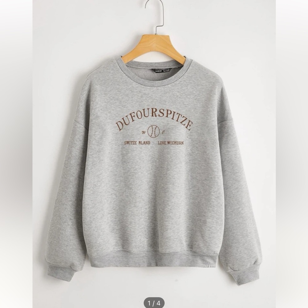 Grey crewneck from Shein